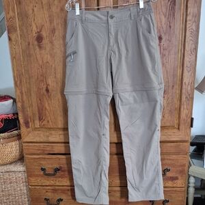 World Wide Sportsman Fishing Hiking Pants Convertible Khaki Tan 10